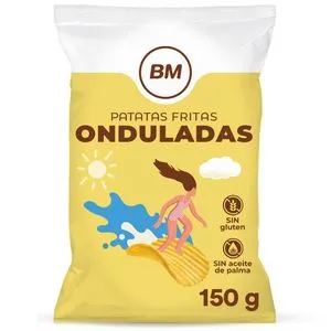 Patatas fritas onduladas 150 g