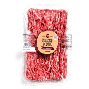 Preparado de carne picada 100% vacuno bandeja 400g