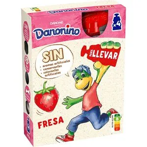 Yogur líquido para llevar con fresa 4x70 g