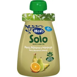 Bolsita de pera, plátano y naranja 100 ml
