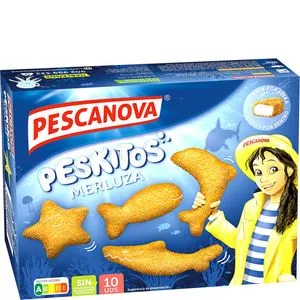 Peskitos de merluza 10 unidades 400 g