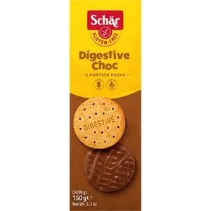 Galleta digestive con chocolate sin gluten 150 g
