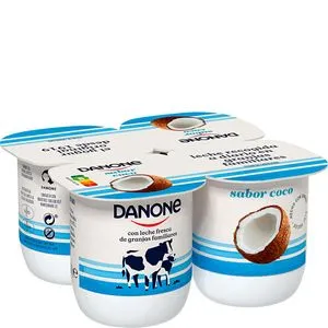 Yogur sabor coco 4x120 g