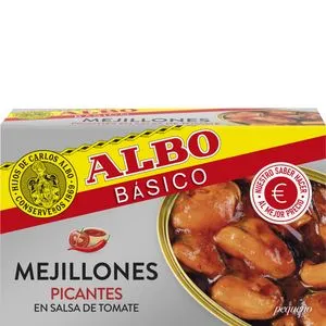 Mejillón picante en salsa de tomate 115 g