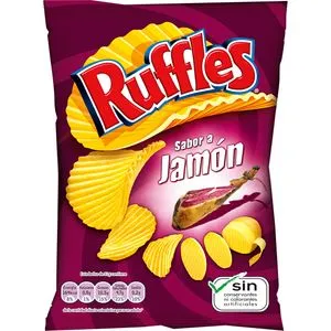 Ruffles jamón 150 g