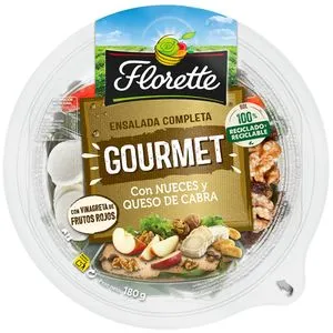 Ensalada Gourmet con nueces y queso de cabra 180g