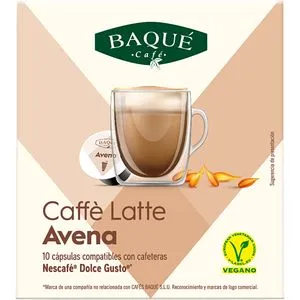 Café con leche de avena 10 cápsulas