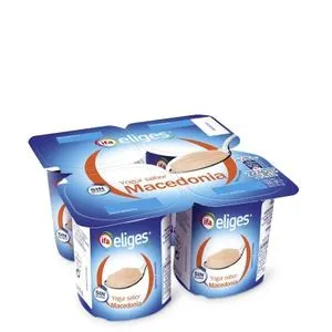 Yogur sabor macedonia 4x125 g