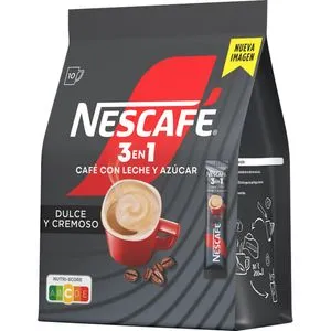Café con leche y azucar 10 sobres