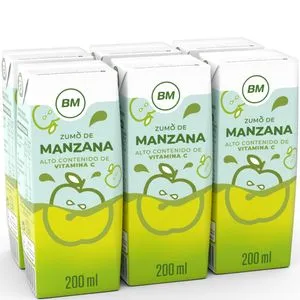 Zumo de manzana 6x20 cl
