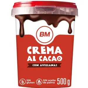 Crema de cacao y avellanas 500 g