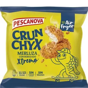 Crunchyx de merluza rebozada.400 g