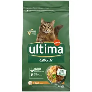 Comida gatos con pollo, arroz y verduras 1,5 kg