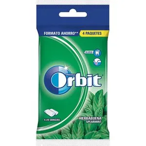 Chicle hierbabuena 4 paquetes