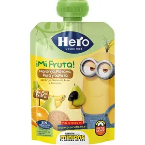 Bolsita de naranja, plátano y galletas 100 ml