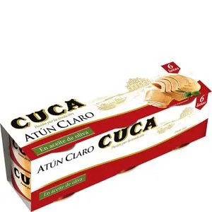 Atún claro en aceite de oliva 6x70 g