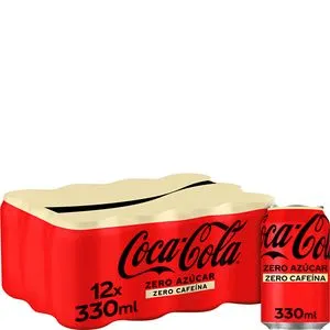Refresco de cola zero zero pack lata 12x33 cl