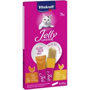 Snack para gatos pollo y pavo 6x15 g