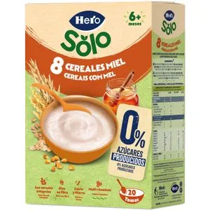 Papilla 8 cereales con miel