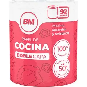 Papel de cocina multiusos 92 metros