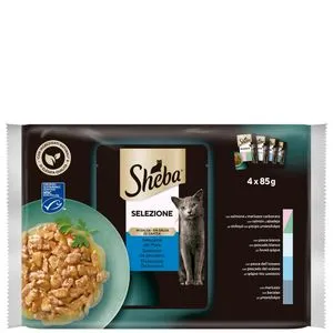 Comida para gatos con pescado 4x85 g
