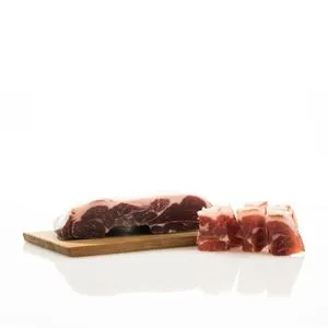 Paleta ibérica de cebo centro al corte