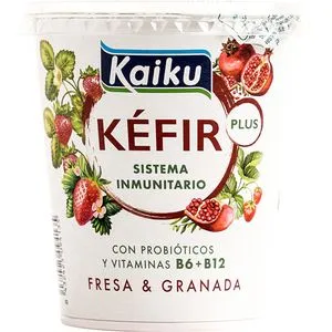 Kéfir con fresa y granada 350 g