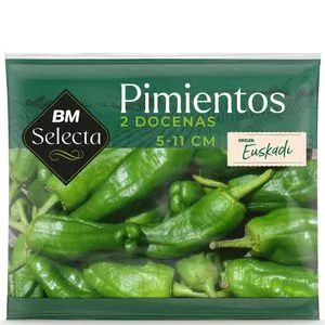 Pimiento del país 2 docenas (200 g aprox./bolsa)