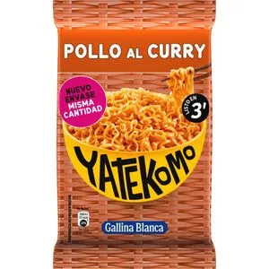 Yatekomo pollo con curry 80 g