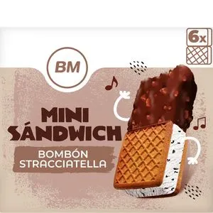 Helado sandwich mini 6 unidades