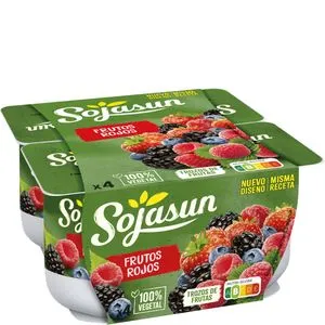 Postre de frutas del bosque 4x100 g