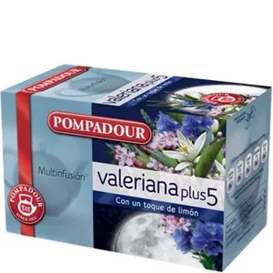 Infusión de valeriana plus 5, 20 sobres