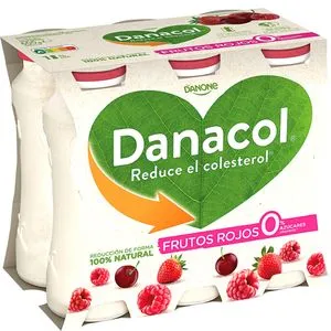 Yogur líquido con frutos rojos 6x100 g