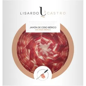 Jamón ibérico 50% cebo corte con cuchillo