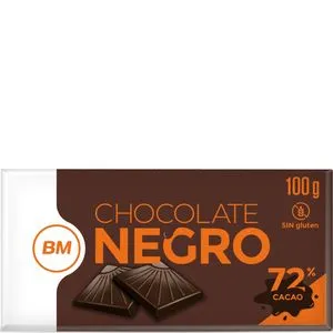 Chocolate negro 72% cacao 100 g