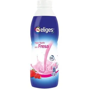 Yogur líquido con fresa 1 l