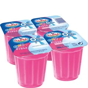Gelatina de fresa ligero 4x100 g
