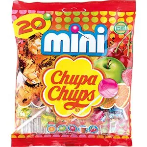 Caramelo con palo mini 20 unidades