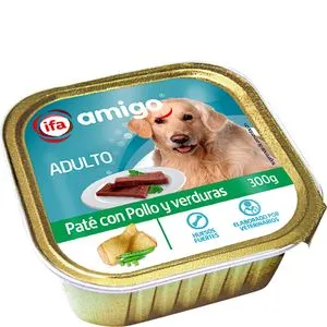 Paté para perro con pollo y verduras 300 g
