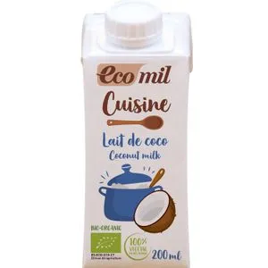 Nata leche de coco para cocinar 200 ml