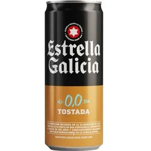 Cerveza 0,0 tostada lata 33 cl