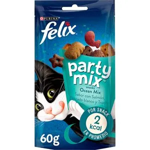 Pienso para gatos party mix oceano 60 g