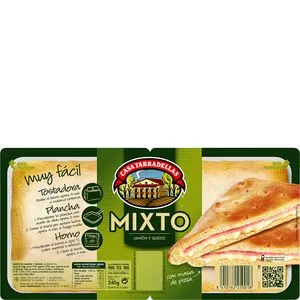 Sandwich de jamón y queso 270 g