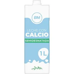 Leche semidesnatada con calcio 1 l