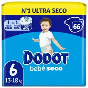 Pañales talla 6, 66 unidades (13-18 kg)