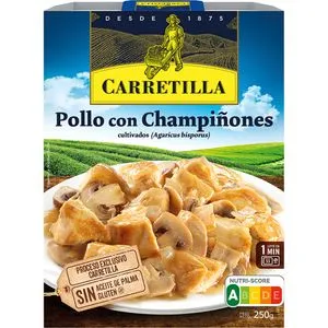 Pollo con champiñones 250 g