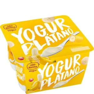 Yogur sabor plátano 4x125 g