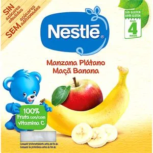 Tarrito de manzana y plátano 4x100 g