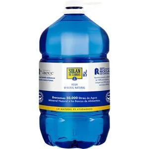 Agua mineral natural garrafa 5 l