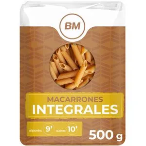 Macarrones integrales 500 g